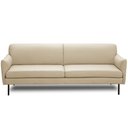 Ver mais imagens de Sofá 3 Lugares para Sala Living Pés Industrial 200cm Nunno L06 Couro Bege Areia - Lyam Decor