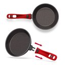Ver imagem 1 de Panelas Sauté Petit 20cm e Sauce 16cm Ichef Ultra Vermelha com Tampas de Vidro | Ichef