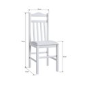 Ver imagem 3 de Conjunto 2 Cadeiras para Sala de Jantar Madeira Maciça 300