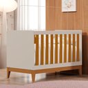 Ver imagem 2 de Berço Americano Mini Cama Flip Areia Fosco/savana - Reller Móveis