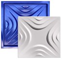 Ver imagem 1 de Forma 3D Gesso e Cimento ABS 1mm - Maral 30x30 cm