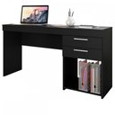Ver imagem 2 de Mesa para Escritório Office 2 Gavetas Preto Tx - Notavel