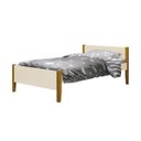 Ver imagem 2 de Cama Solteiro Simba com Pés em Madeira - Reller - Areia Fosco