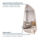 Ver mais imagens de Espelho Orgânico 186x94cm Moldura Textura Pietra Orbello Yescasa
