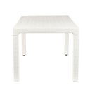Ver imagem 1 de Mesa Rattan Mônaco 90x90cm Branco