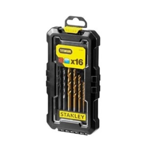 Jogo Stanley STA7221-Xj 16 Pcs Brocas Metal Concreto Bits Parafusar