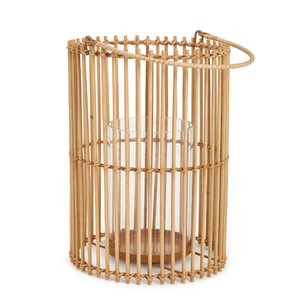 Lanterna Decorativa em Bambu 25cm 18562 Mart