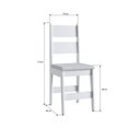 Ver imagem 3 de Duas Cadeiras para Sala de Jantar MDF Milano Branco