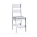Ver imagem 2 de Duas Cadeiras para Sala de Jantar MDF Milano Branco