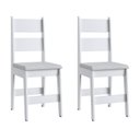 Ver imagem 1 de Duas Cadeiras para Sala de Jantar MDF Milano Branco