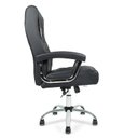 Ver imagem 4 de Cadeira Escritório Presidente Big Pl-101 Big com Molas - Preto