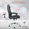 Cadeira Escritório Presidente Big Pl-101 Big com Molas - Preto - 8