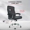 Ver imagem 7 de Cadeira Escritório Presidente Big Pl-101 Big com Molas - Preto