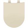 Assento Sanitário Polipropileno Link Creme para vaso Deca - 1