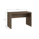 Ver imagem 2 de Banco para Sala de Jantar em MDP 70cm Marrom/Ameixa Negra