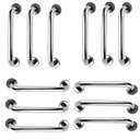 Ver imagem 1 de Alça de Apoio 30cm Inox Kit 12 Unidades Idoso Banheiro Box Cadeirante Gravida Barra de Segurança Cor