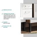 Ver imagem 7 de Cozinha Completa Arizona Plus com Armário e Balcão Carraro - Carvalho/branco Carvalho/branco