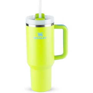 Copo Térmico Stanley Quencher Tumbler 887ml Canudo Garrafa:verde-limão