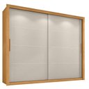Ver imagem 2 de Guarda Roupa Casal Essencial 2 Portas de Correr 6 Gavetas Bege/Cinamomo/Areia