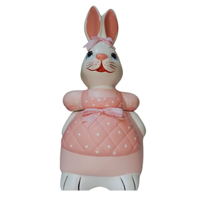 Coelho Baleiro: Decoração e Armazenamento:rosa