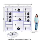 Ver imagem 4 de Guarda-roupa Casal 2 Portas 4 Gavetas Premier