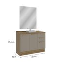 Ver imagem 5 de Gabinete para Banheiro 2 Portas 3 Gavetas com Tampo Botanic