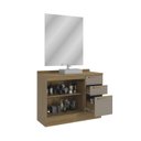 Ver imagem 4 de Gabinete para Banheiro 2 Portas 3 Gavetas com Tampo Botanic