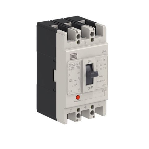 Disjuntor Caixa Moldada Trip DWP63L-50-3 Weg