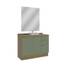 Gabinete para Banheiro 2 Portas 3 Gavetas com Tampo Botanic - 3