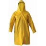 Capa de Chuva Pvc Forrada Amarela com Capuz Impermeável:Amarelo - 1