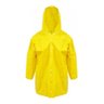 Capa de Chuva Pvc Forrada Amarela com Capuz Impermeável:Amarelo - 4