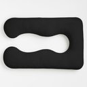 Ver imagem 1 de Almofada Travesseiro de Corpo Gestante Relaxante Isa Grande Macia Veludo Preto - Desk Design