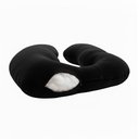Ver imagem 2 de Almofada Travesseiro de Corpo Gestante Relaxante Isa Grande Macia Veludo Preto - Desk Design