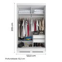 Ver imagem 3 de Guarda Roupas Solteiro Com Espelho 2 Portas de Correr 2 Gavetas Leblon