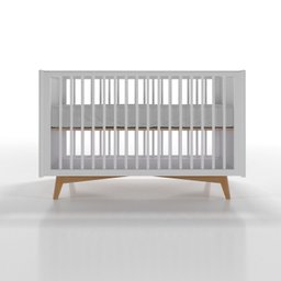 Berço Americano em Mdf Grade Fixa Zen - 4