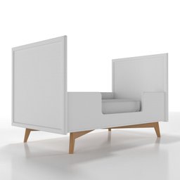 Berço Americano em Mdf Grade Fixa Zen - 6