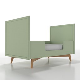 Berço Americano em Mdf Grade Fixa Zen - 6