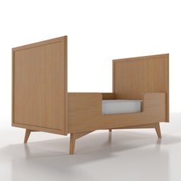 Berço Americano em Mdf Grade Fixa Zen - 6
