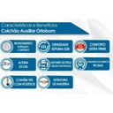 Ver imagem 4 de Cama Box c/Auxiliar Solteiro: Colchão Anjos Superlastic King Best Clean 28 + Base CRC Courano Branco