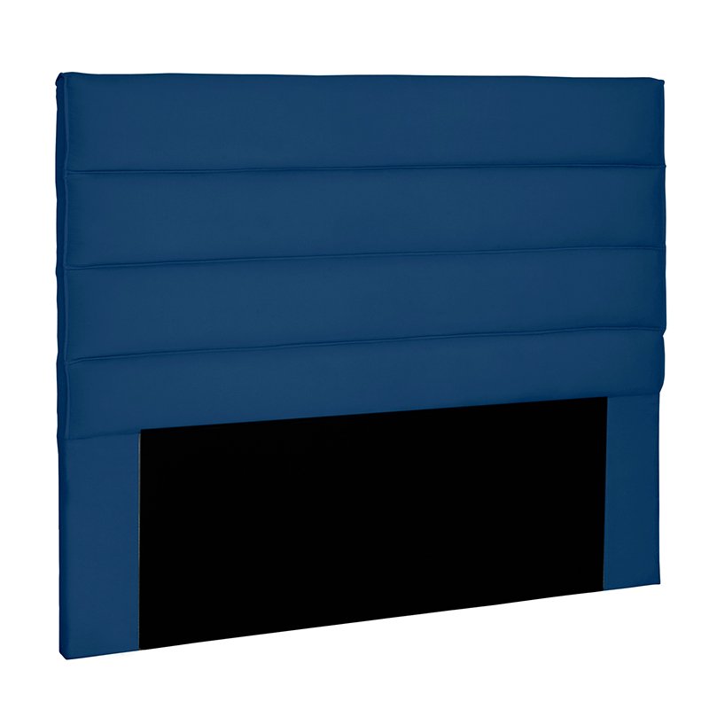 Cabeceira Cama Box Casal 140cm La Italiana Suede Azul Marinho - Sheep Estofados - Azul escuro - 1