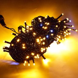 Pisca Pisca 100 Leds Natal Decoraçao 10 Metros Enfeite Natalino Arvore Janela Porta Entrada Luz Ilum - 4