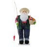 Boneco Natal Papai Noel Pescador Natalino 80cm - 1