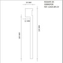 Ver imagem 3 de Rodapé MDF Frisado 12cm x 2,40m 1202 Moldufama