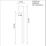 Rodapé de Mdf 12cm X 18mm X 2,40m Barra de Sobrepor com Friso 1202 - 3