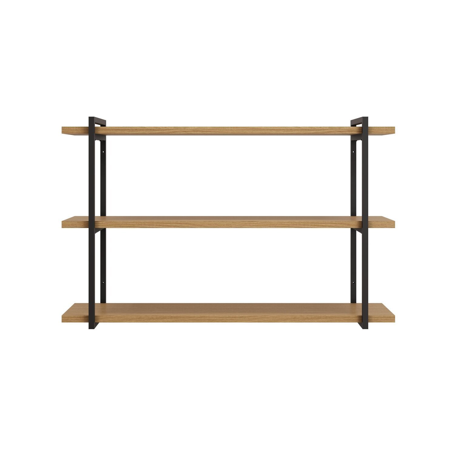 Cozinha Modulada 5 Peças Balcão 120cm, Balcão 80cm, 3 Nichos Aéreo Iron Espresso Móveis - 16