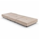 Ver imagem 4 de Puff Cama Dobravel 70cm Slim com Almofada Cor: Suede Nude