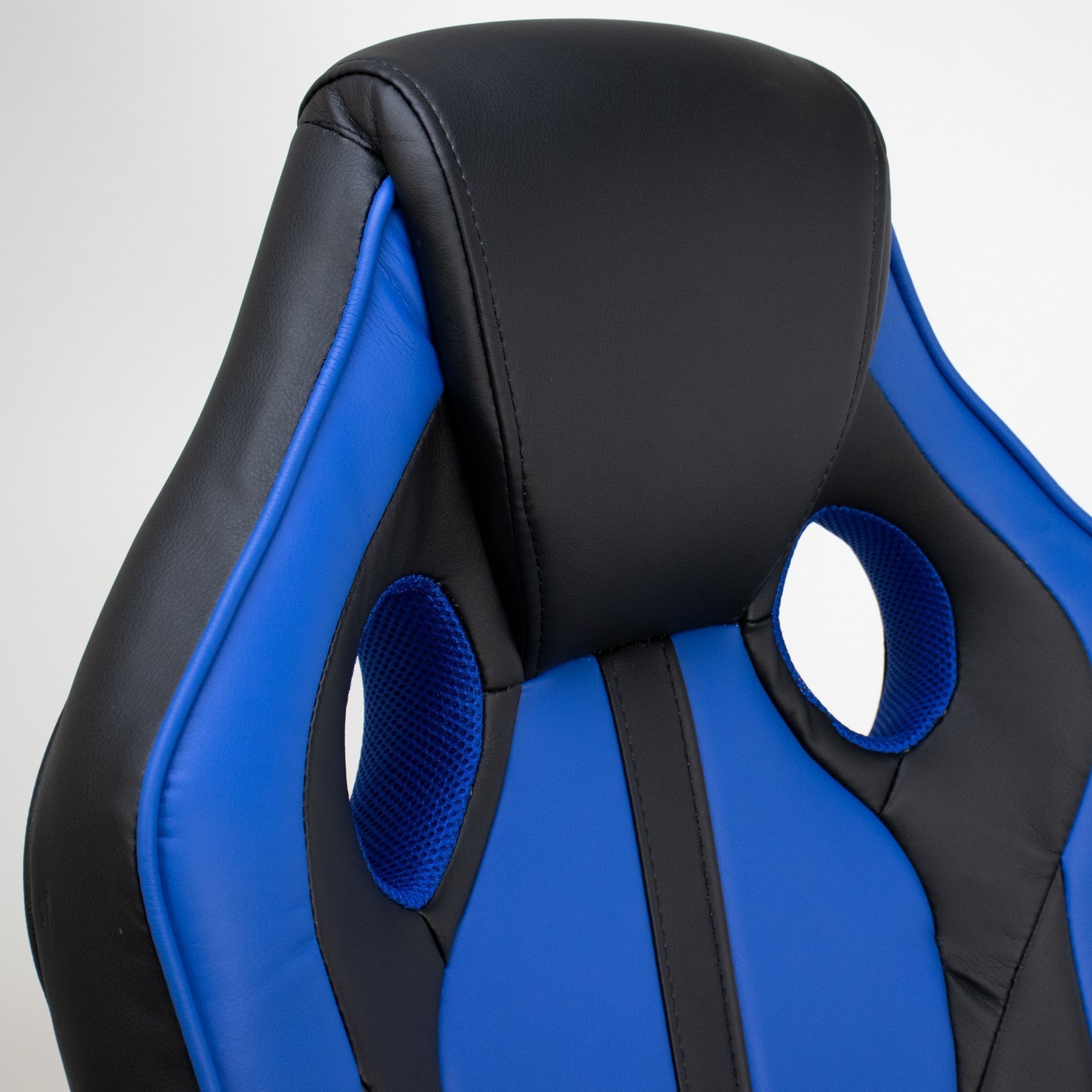 Cadeira Gamer Azul e Preto Healer Creed Giratória - 5