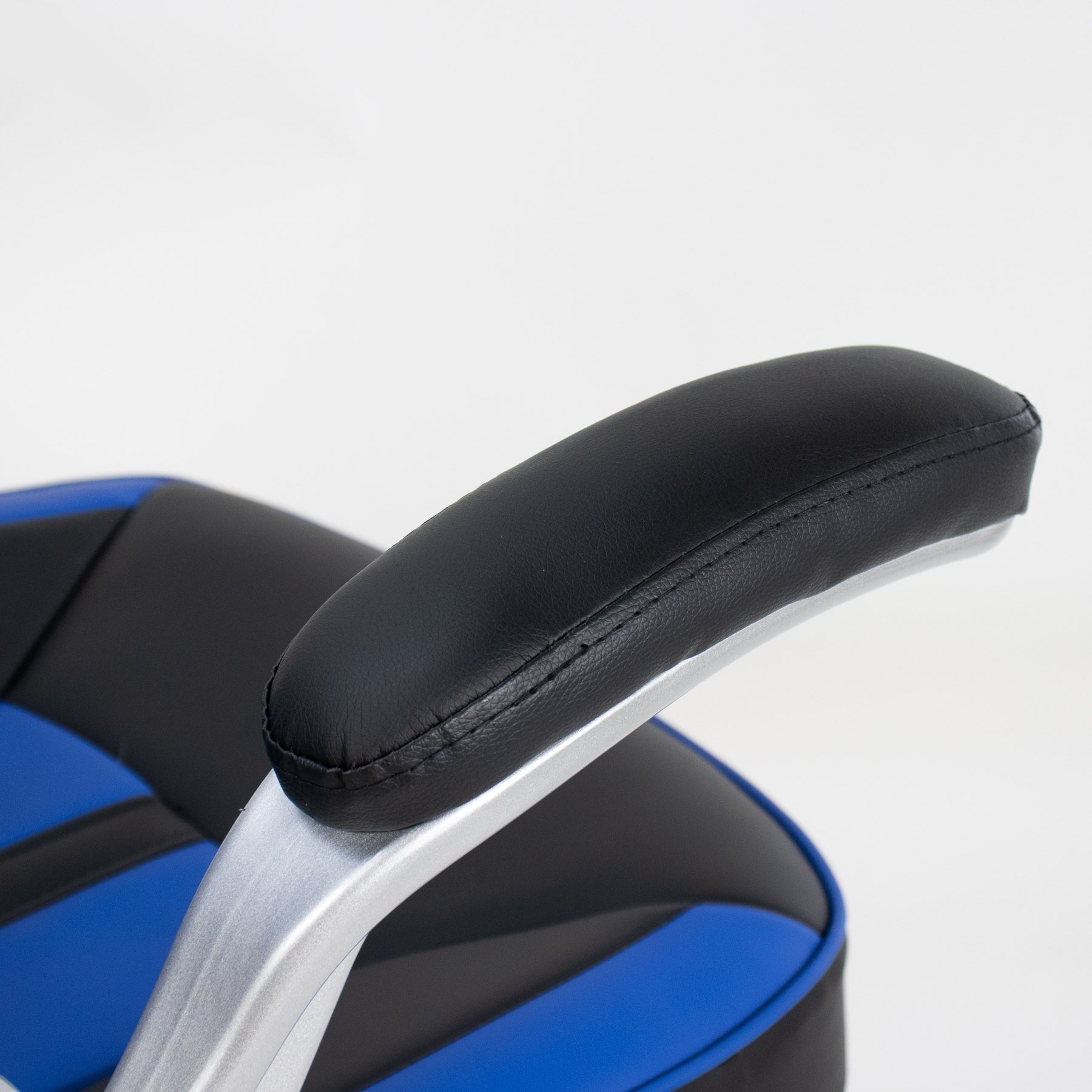Cadeira Gamer Azul e Preto Healer Creed Giratória - 6