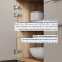 Ver imagem 3 de Cozinha Marquesa 5 Peças 7 Portas Reflecta 100% MDF Bege/Nature Greige