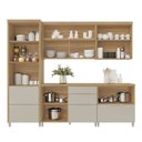 Ver imagem 5 de Cozinha Marquesa 5 Peças 7 Portas Reflecta 100% MDF Bege/Nature Greige